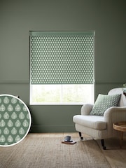 Emily Bond Sage Jaipur Made to Measure Roller Blinds - Image 1 of 6