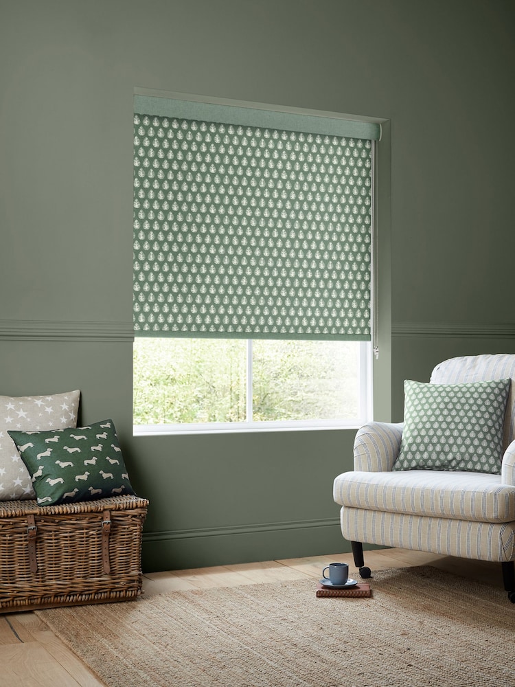 Emily Bond Sage Jaipur Made to Measure Roller Blinds - Image 2 of 6