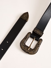 Lakeland Leather Black Kentmere Western Belt - Image 3 of 3