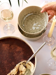 Stellar Set of 4 Soft Sage Bantham Stoneware Cereal Bowls - Image 4 of 5