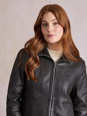 Қоңыр - Lakeland Leather капюшонды Куртка - 5суретінің 4 суреті