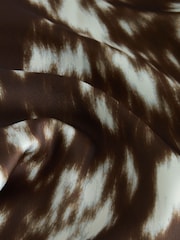 Animal Print Satin Midi Skirt - Image 2 of 3