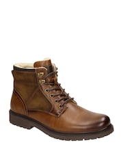 Novo Brown NELLI Lace Up Casual Boots - Image 3 of 4