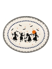 Emma Bridgewater Cream Dancing Witches Small Oval Platter - Image 2 of 2