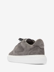 CLEENS Grey Suede Court Trainers - Image 3 of 4