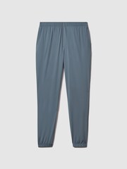 Reiss Steel Blue Rival Technical Elasticated Waist Joggers - Image 2 of 6