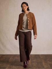 Lakeland Leather Brown Catbells Suede Jacket - Image 3 of 5