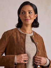 Lakeland Leather Brown Catbells Suede Jacket - Image 4 of 5