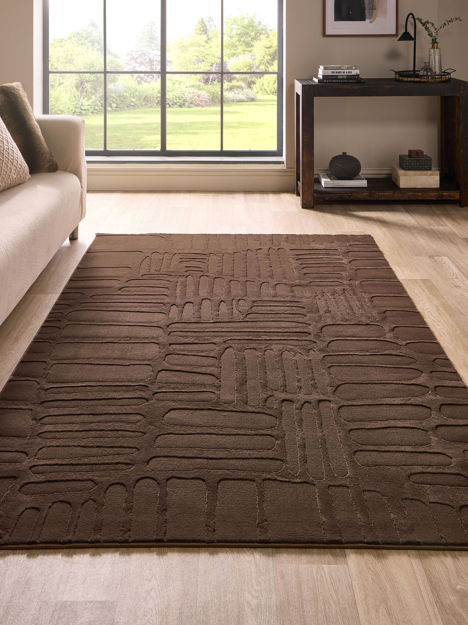 ラグ・カーペット ORIGIN RUG Buy Origin Rugs Chocolate Pathway Rug from Next USA