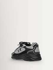 CLEENS Black/Grey Pulse Trainers - Image 3 of 5
