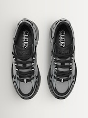 CLEENS Black/Grey Pulse Trainers - Image 4 of 5