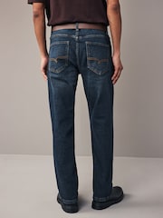 Blue Washed Straight Fit Belted Authentic Jeans - Image 2 of 9