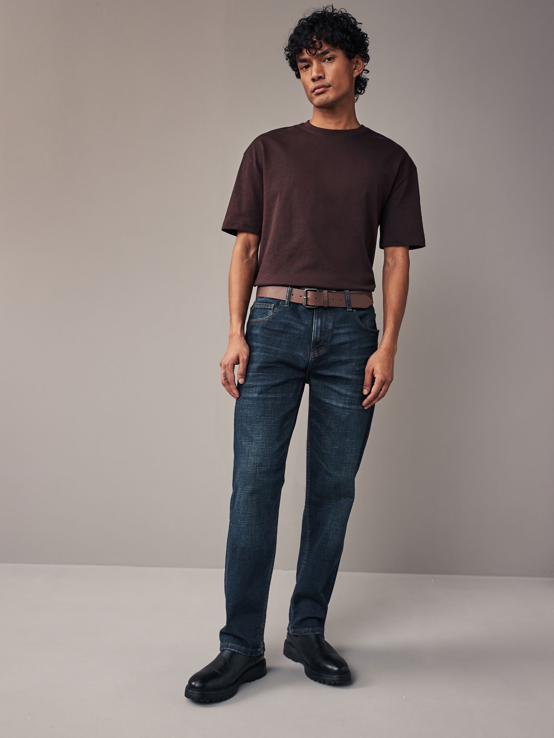 最高級 - Washed Blue Przeglądaj Prosty z Authentic Dżinsy - krój ジャケット・アウター