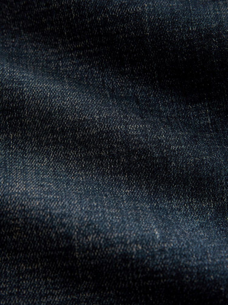 Blue Washed Straight Fit Belted Authentic Jeans - Image 9 of 9