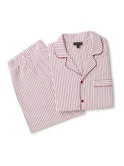 The White Company Brushed Cotton Jersey Stripe Pyjamas Set - صورة 5 من 5