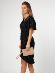 Pure Luxuries London Natural Eleanor Leather Clutch Bag - Image 2 of 6