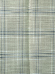 Green Skinny Fit Trimmed Check Suit Trousers - Image 7 of 7