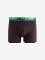 Navy Blue/Red Marls 4 pack A-Front Boxers - Image 4 of 7