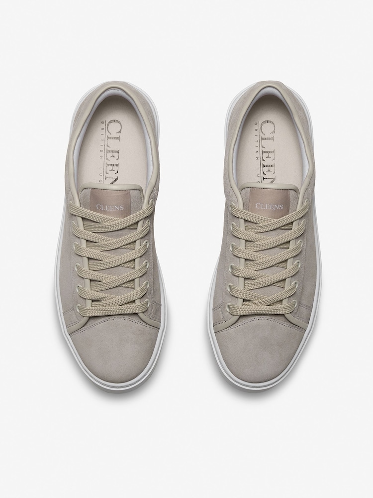 CLEENS Natural Suede Eton Trainers - Image 4 of 4 CLEENS Natural Suede Eton Trainers - Image 4 of 4