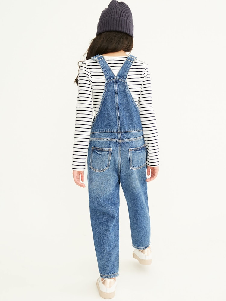 Blue Denim Dungarees (3-16yrs) - Image 2 of 6 Blue Denim Dungarees (3-16yrs) - Image 2 of 6
