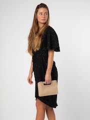 Pure Luxuries London Natural Guinevere Leather Clutch Bag - Image 1 of 6
