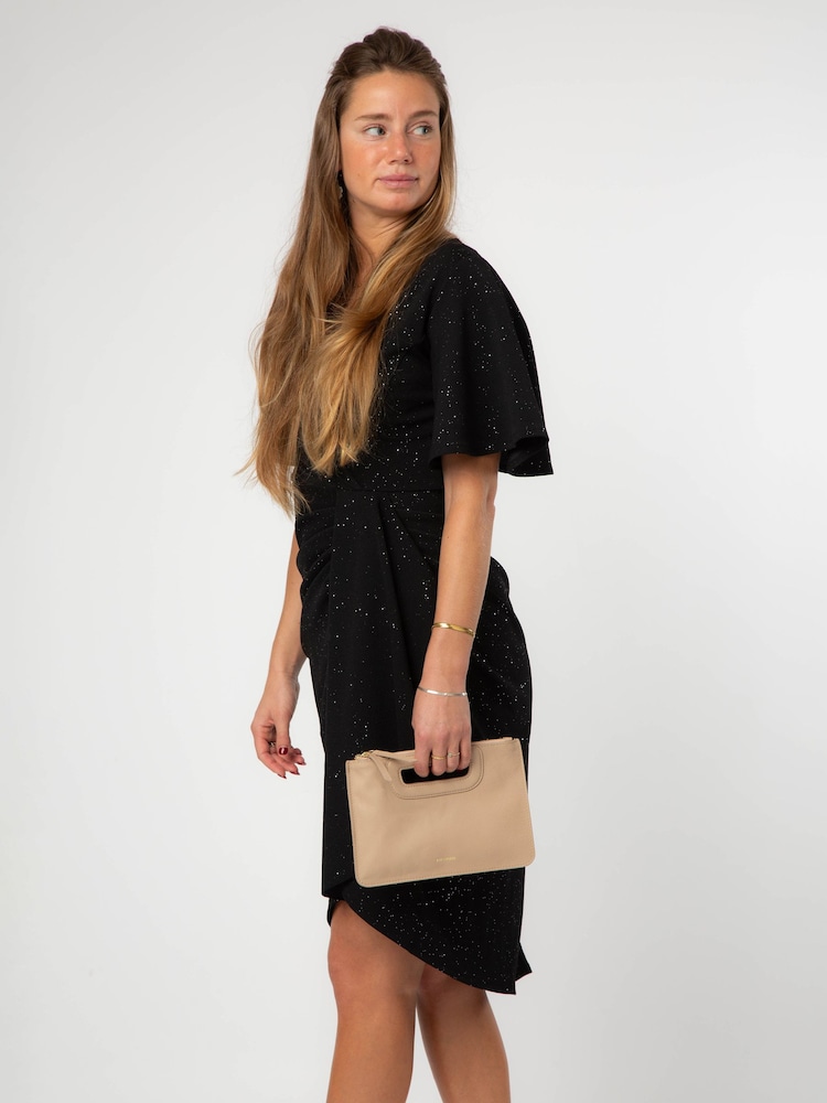 Pure Luxuries London Natural Guinevere Leather Clutch Bag - Image 1 of 6 Pure Luxuries London Natural Guinevere Leather Clutch Bag - Image 1 of 6