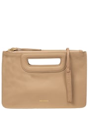 Pure Luxuries London Natural Guinevere Leather Clutch Bag - Image 3 of 6