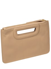 Pure Luxuries London Natural Guinevere Leather Clutch Bag - Image 6 of 6