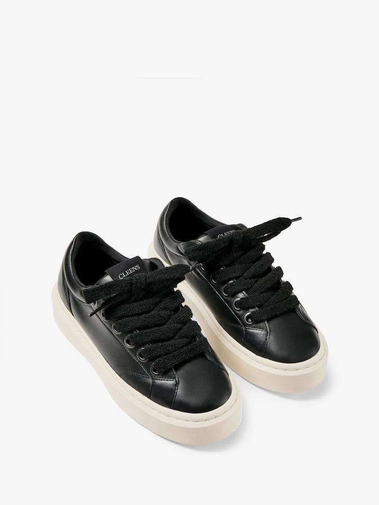 CLEENS Cream Ace Trainers - Image 5 of 5 CLEENS Cream Ace Trainers - Image 5 of 5