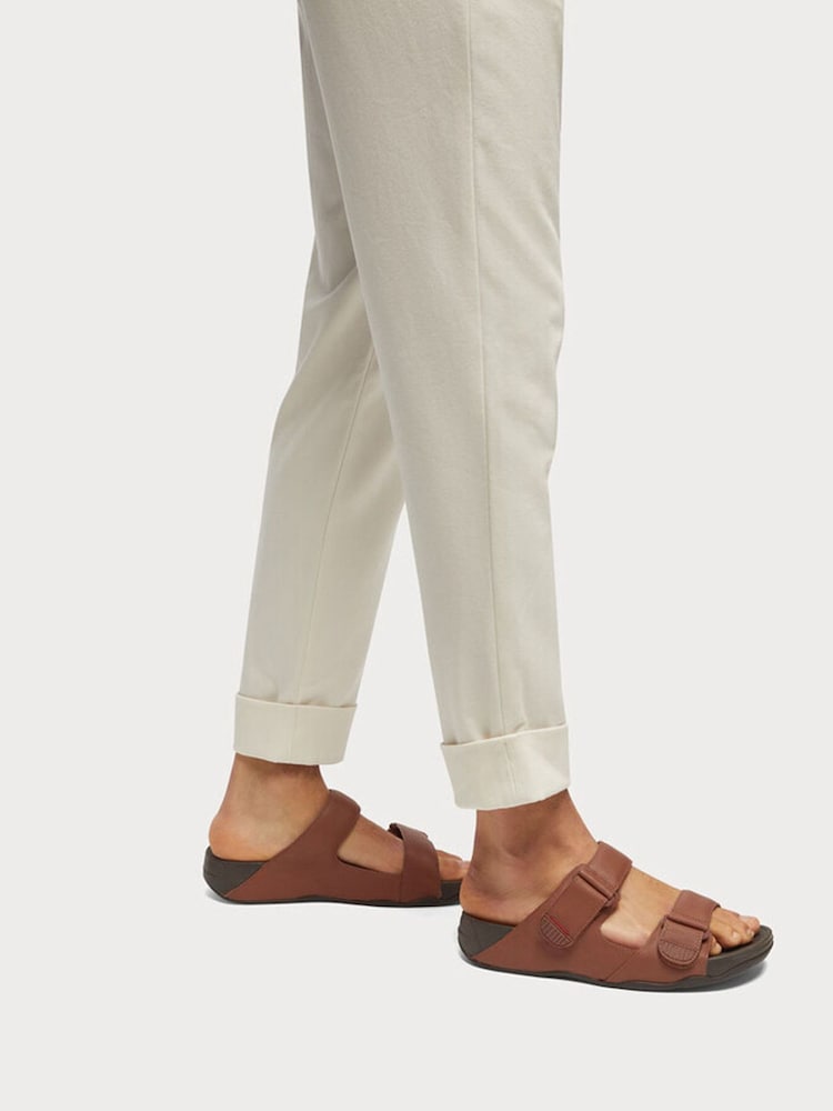 FitFlop Gogh Moc Leather Slides - Image 1 of 4