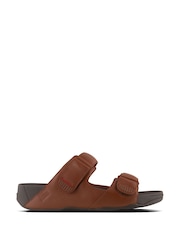 FitFlop Gogh Moc Leather Slides - Image 2 of 4