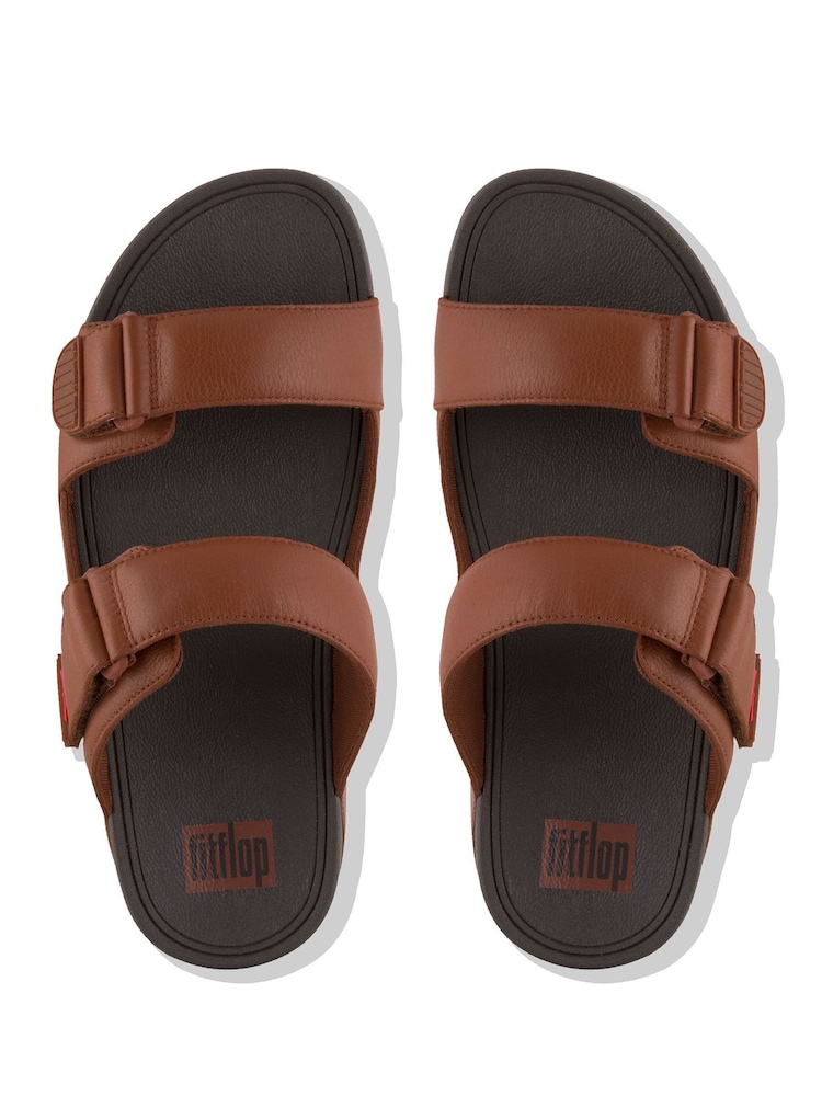 FitFlop Gogh Moc Leather Slides - Image 4 of 4