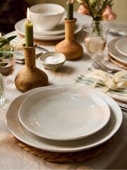 Stellar Set of 4 Soft White Mylor Stoneware Side Plates - Image 3 of 5