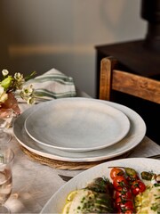 Stellar Set of 4 Soft White Mylor Stoneware Side Plates - Image 4 of 5