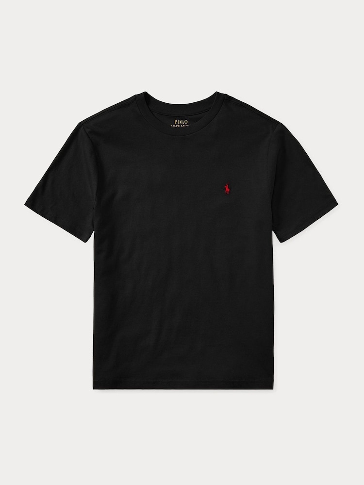 Polo Ralph Lauren Boys 100% Cotton Jersey Crew Neck T-Shirt - Image 1 of 3