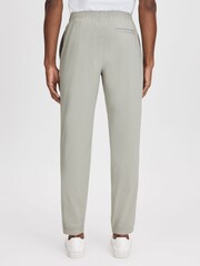 Reiss Light Sage Green Rival Technical Elasticated Waist Joggers - Image 5 of 5