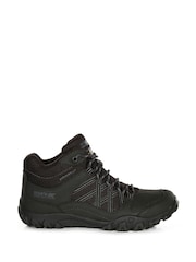 Regatta Black Edgepoint Mid Waterproof Walking Boots - Image 1 of 6