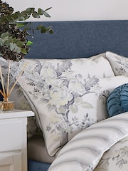 Laura Ashley Set of 2 Midnight 220 Thread Count Belvedere 100% Cotton Pillowcases - Image 1 of 3