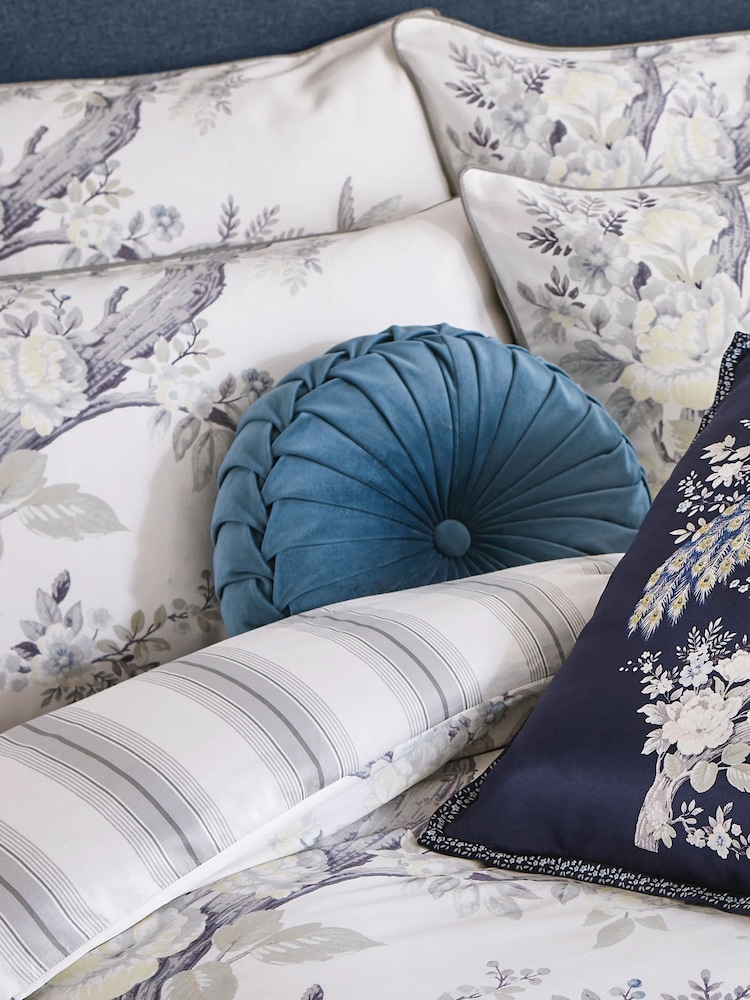 Laura Ashley Set of 2 Midnight 220 Thread Count Belvedere 100% Cotton Pillowcases - Image 2 of 3