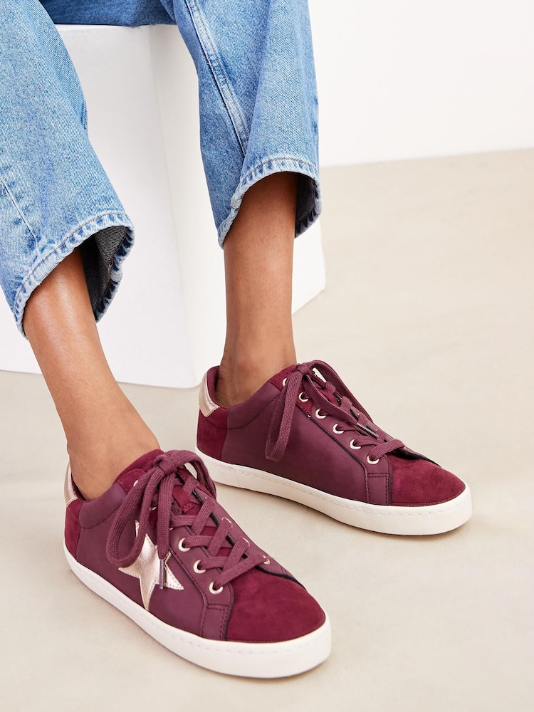 Forever Comfort® Star Lace-Up Trainers - Image 1 of 7
