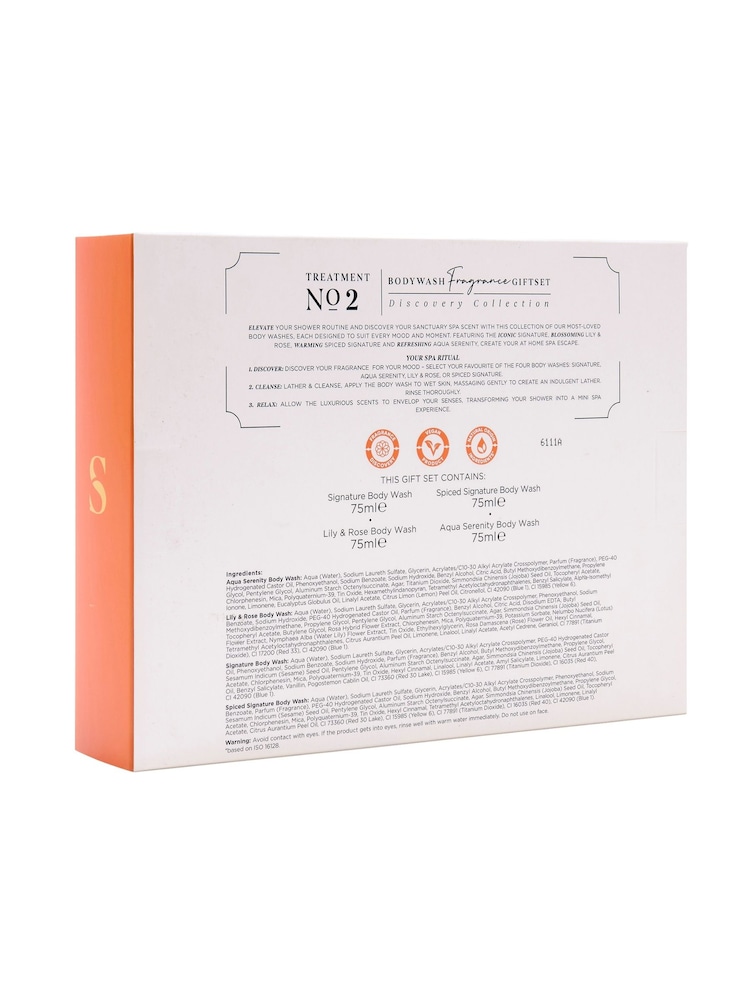 Sanctuary Spa Discovery Body Wash Fragrance Gift Set (Worth £14) - Image 5 of 5 Sanctuary Spa Discovery Body Wash Fragrance Gift Set (Worth £14) - Image 5 of 5