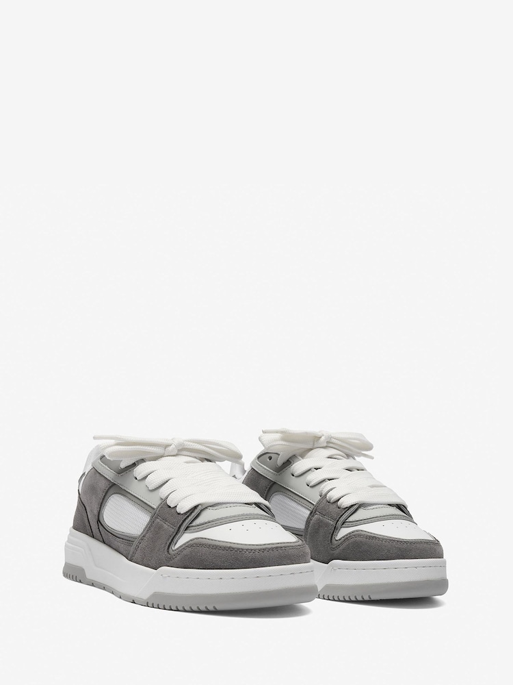 CLEENS Grey Layup Trainers - Image 2 of 4