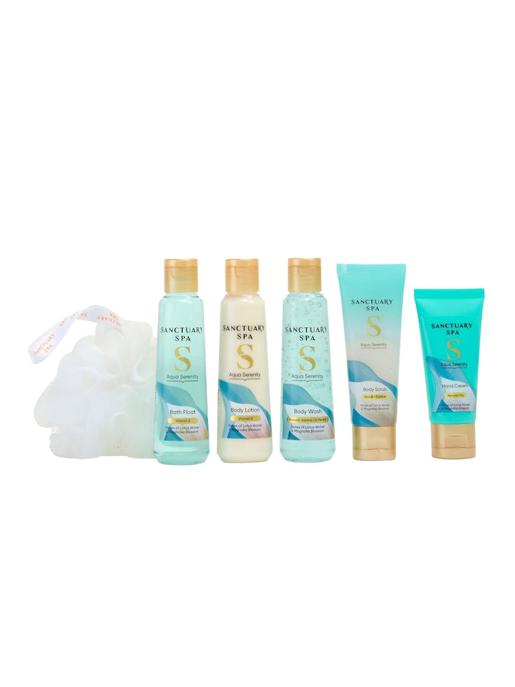 Sanctuary Spa Aqua Serenity Perfect Pamper Parcel Gift Set (Worth Over £20) - Image 2 of 3 Sanctuary Spa Aqua Serenity Perfect Pamper Parcel Gift Set (Worth Over £20) - Image 2 of 3