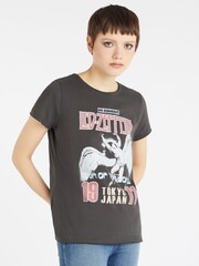 Amplified Grey Led Zeppelin Tokyo 71 100% Cotton T-Shirt - Image 3 of 4