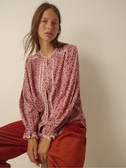 Monsoon Katrina Long Sleeve Floral Print Top - Εικόνα 1 από 4