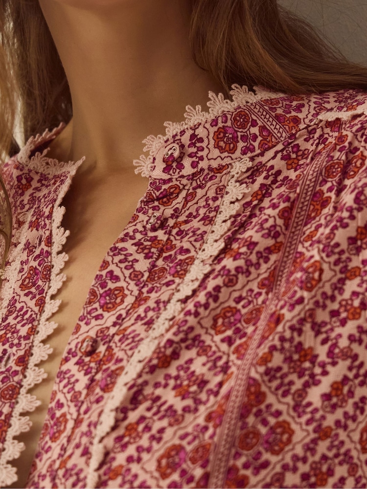 Monsoon Katrina Long Sleeve Floral Print Top - Εικόνα 2 από 4
