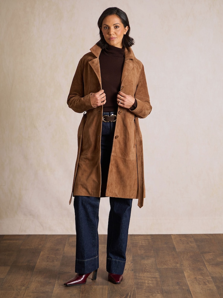 Lakeland Leather Staveley -mokkanahkainen trenssitakki - Kuva 1 / 5