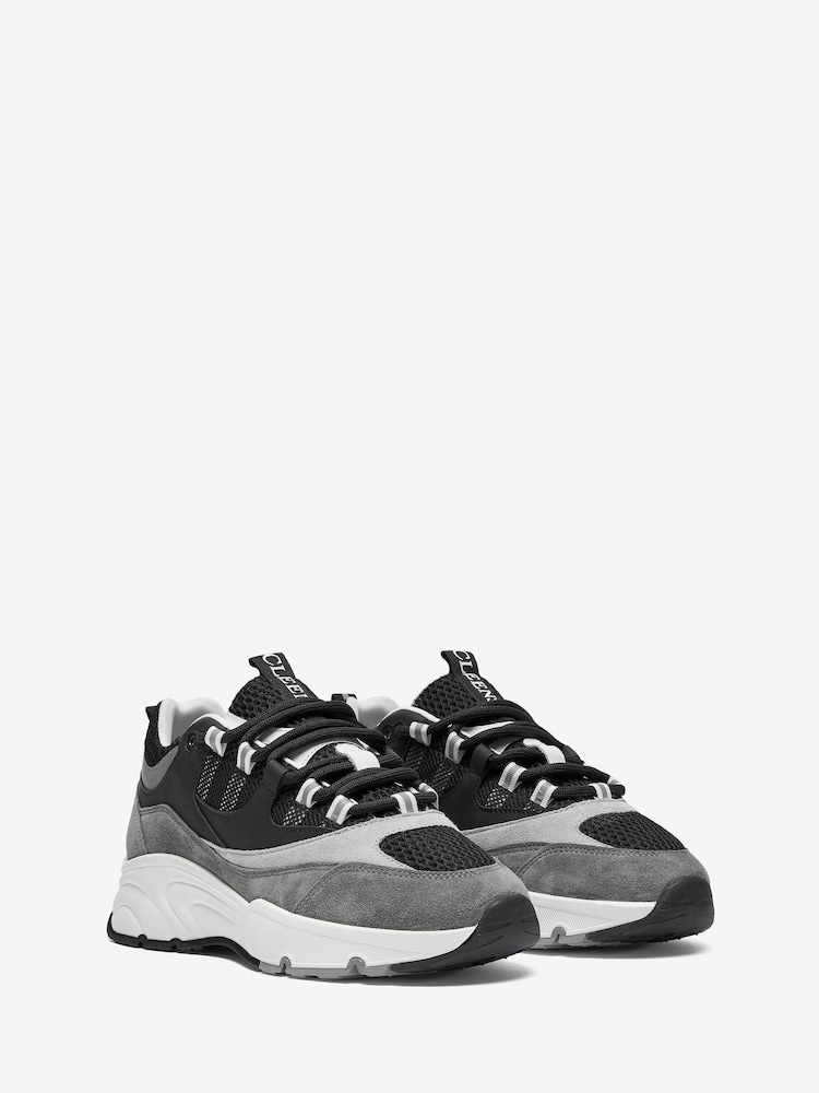 CLEENS Carbon Grey Aero Trainers - Image 2 of 4