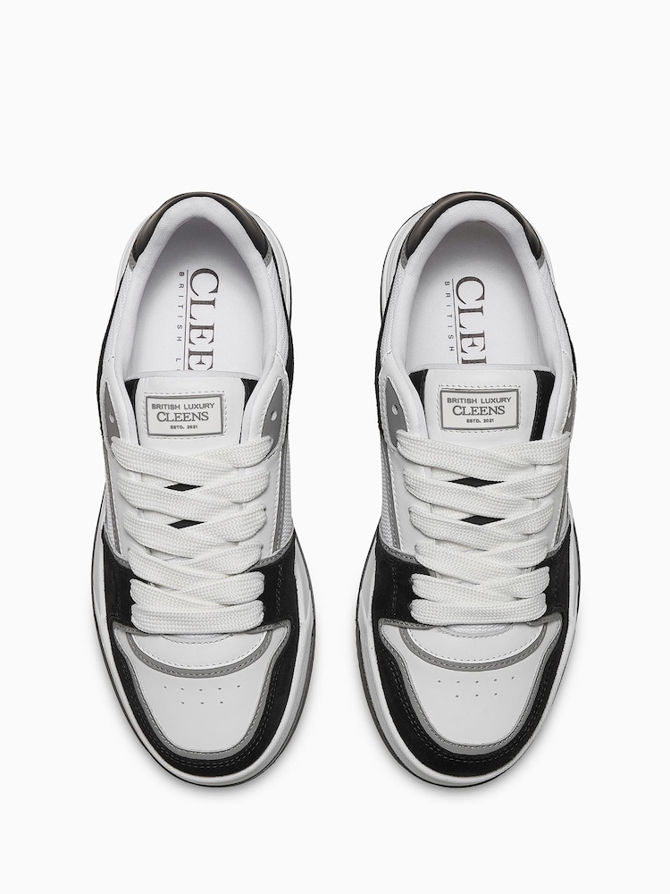 CLEENS Black Layup Trainers - Image 2 of 4