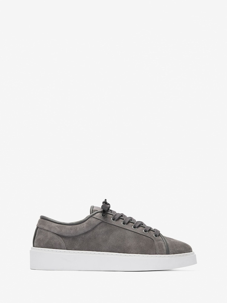 CLEENS Grey Suede Eton Trainers - Image 1 of 4 CLEENS Grey Suede Eton Trainers - Image 1 of 4